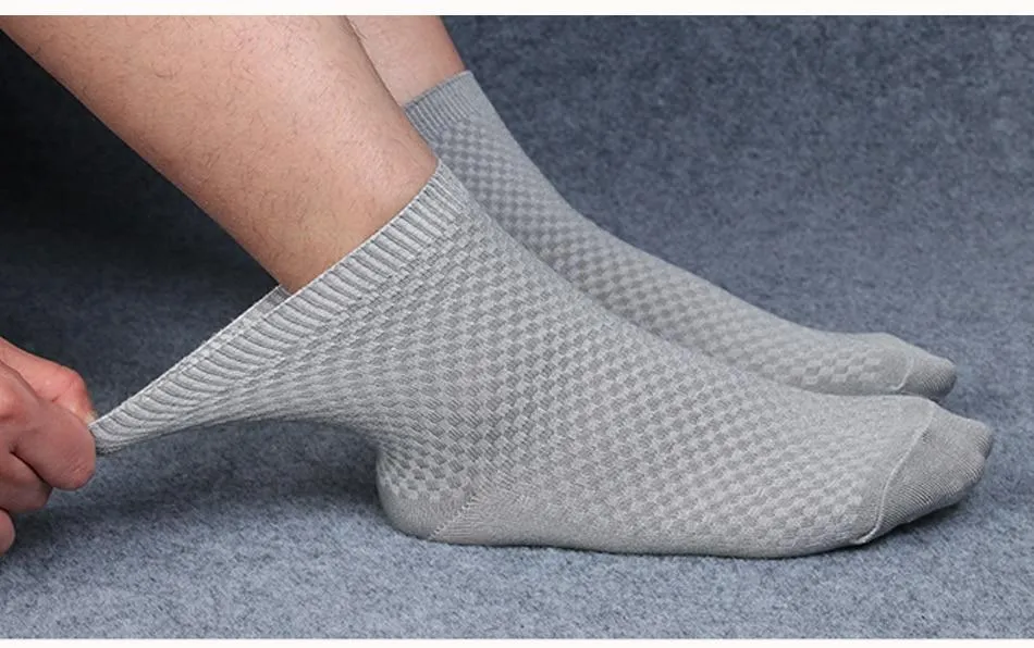 10 Pair, 5 Colour Bamboo Fiber Mens and Womens Bamboo Fibre Socks BULK