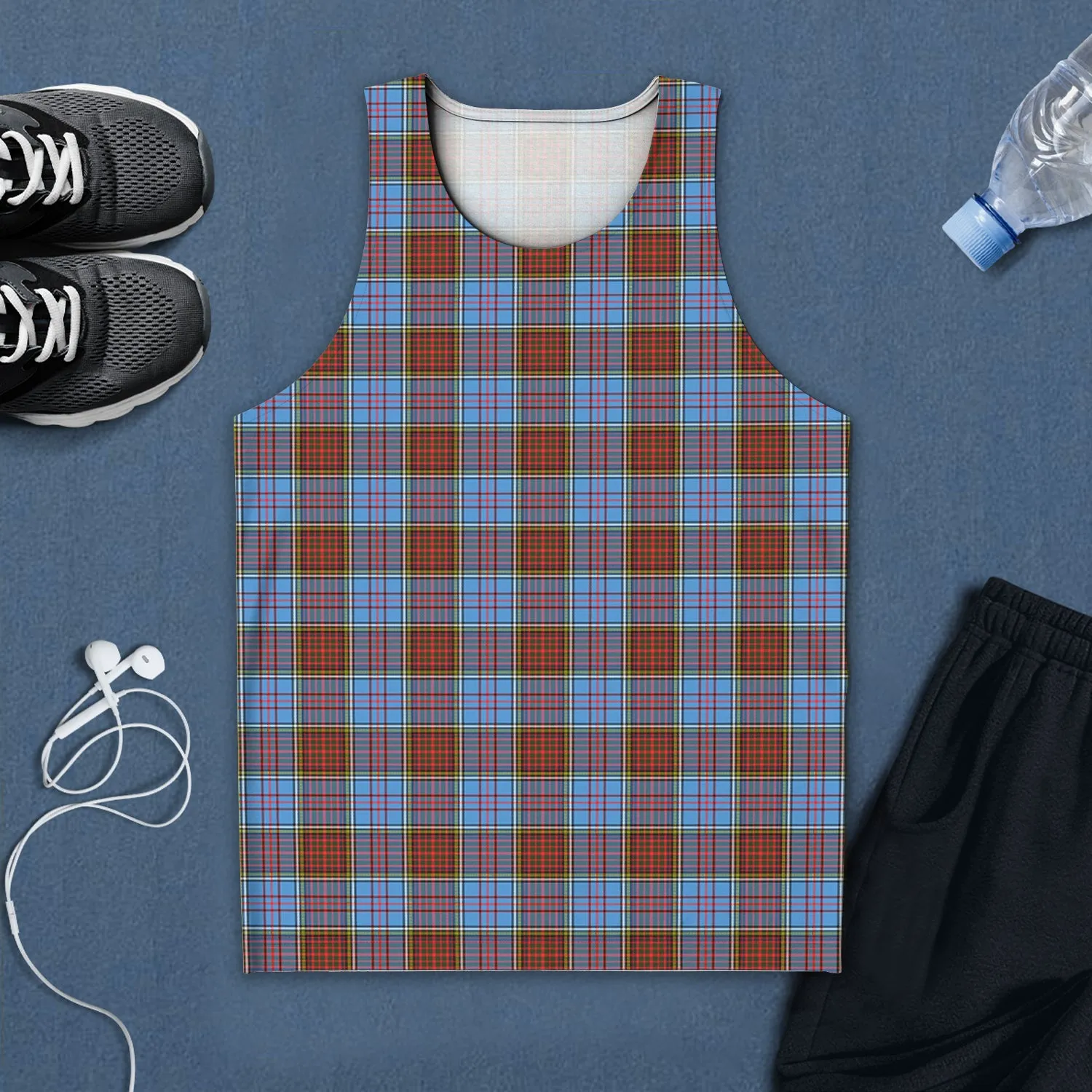 Anderson Modern Tartan Mens Tank Top