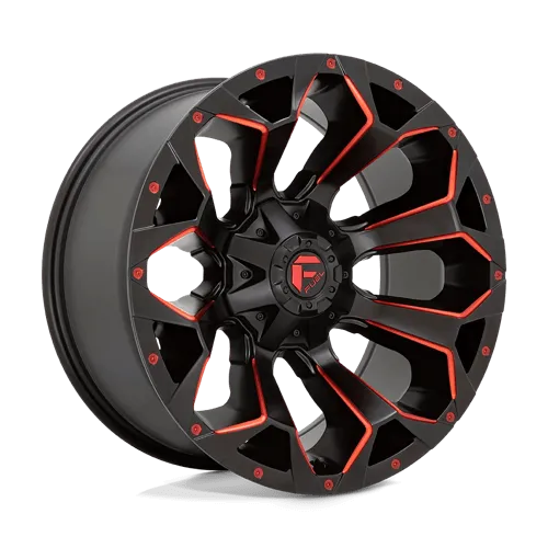 ASSAULT 20X10 8X6.5 125.1 NBL -18D787 20.0X9 8X170 M-BLK RD-MILL 20MM