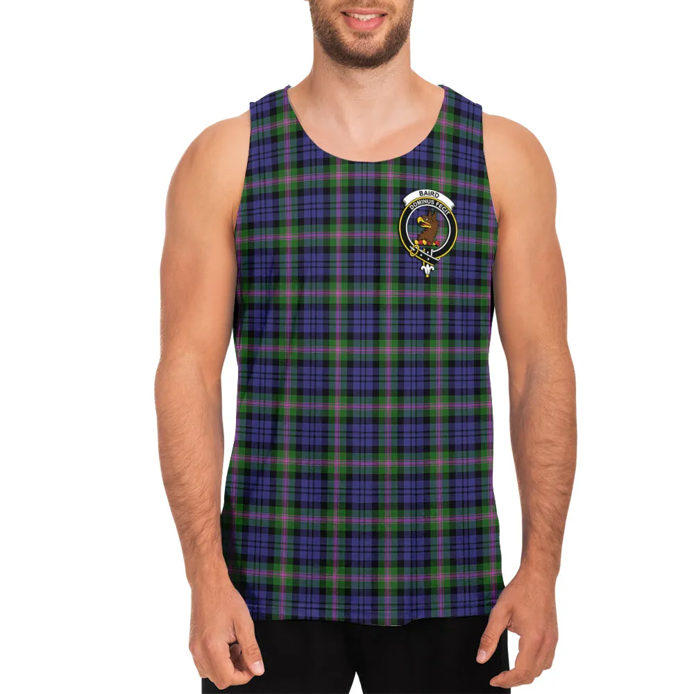 Baird Modern Tartan Mens Tank Top with Family Crest