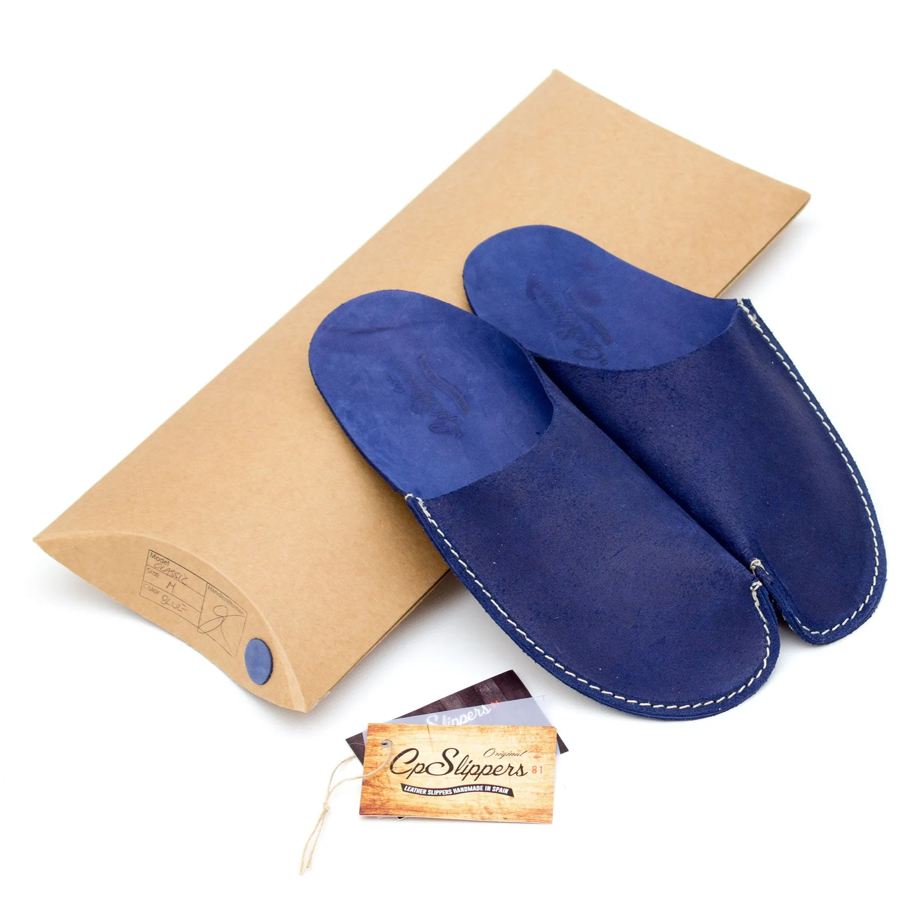 Blue CP Slippers Minimalist
