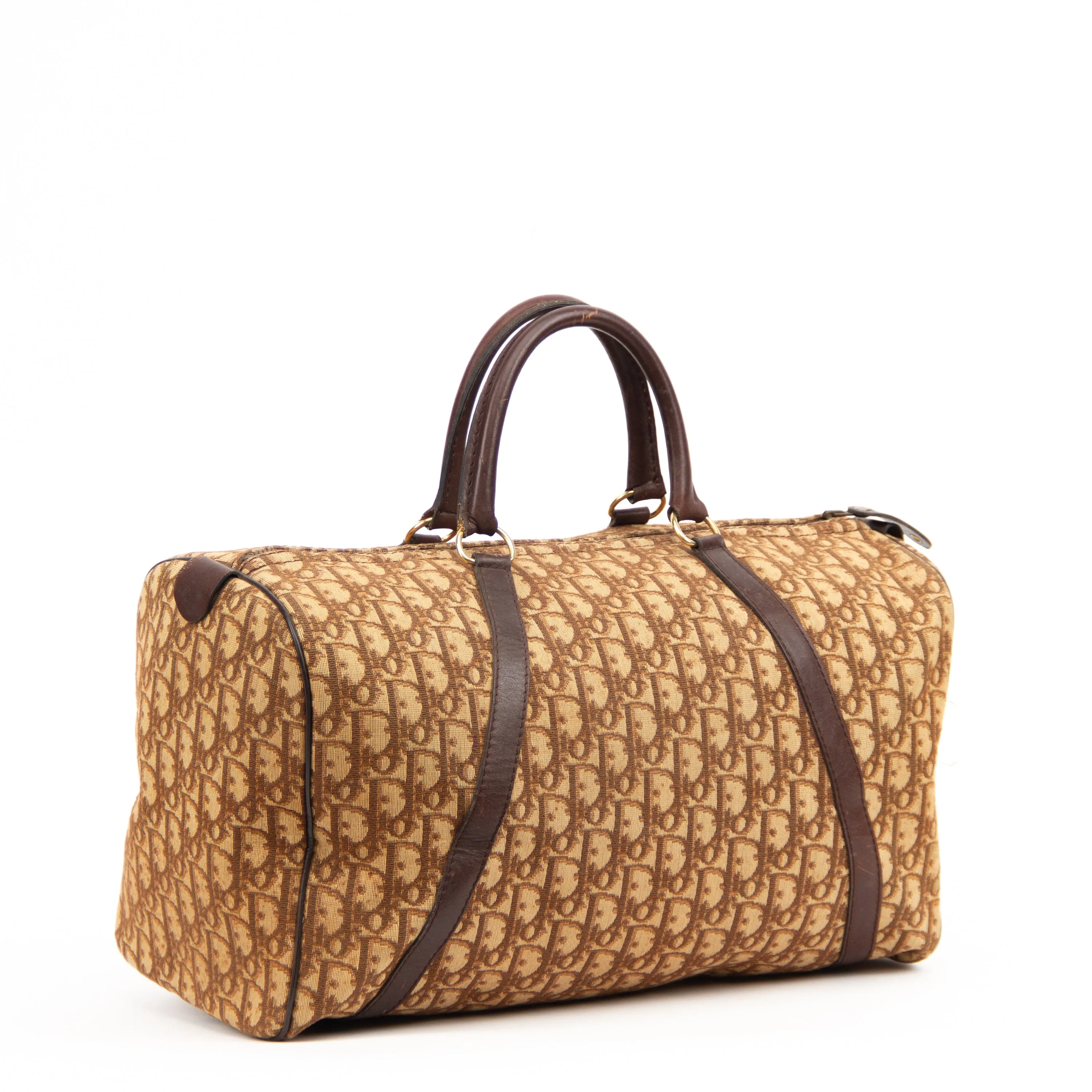 Brown Trotter Boston Bag