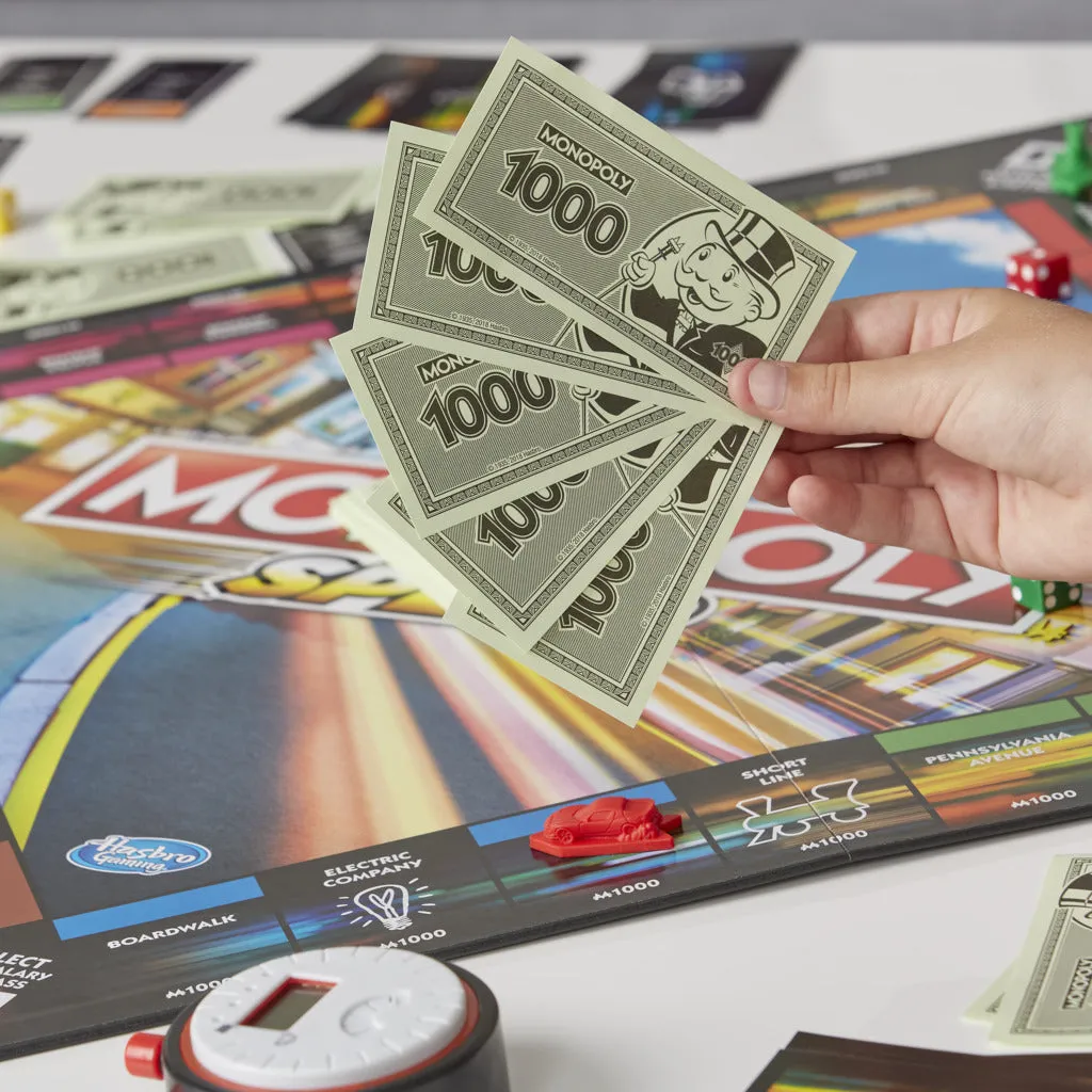 Monopoly Speed Board Game by Hasbro