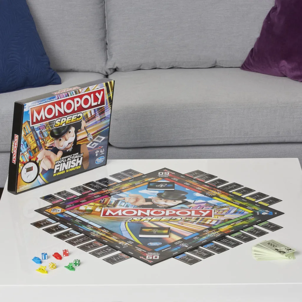 Monopoly Speed Board Game by Hasbro