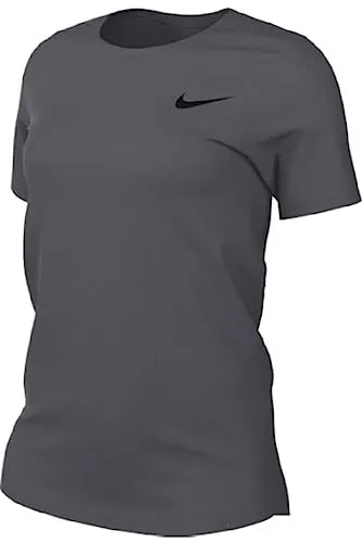 Nike Women's Legend Short Sleeve Crew T-Shirt Large Carbon Heather