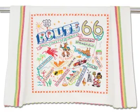 ROUTE 66 DISH TOWEL BY CATSTUDIO