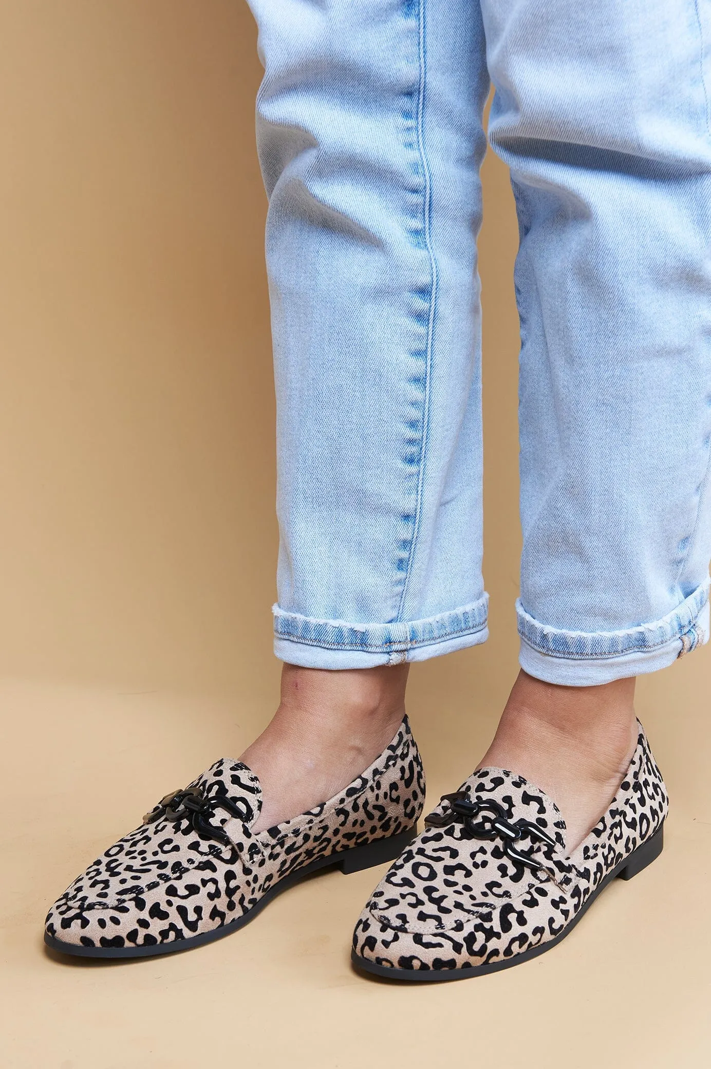 Virginia Loafers Animal Print